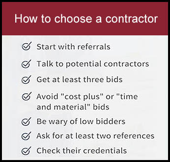 Drawing up a contract  witha contractor